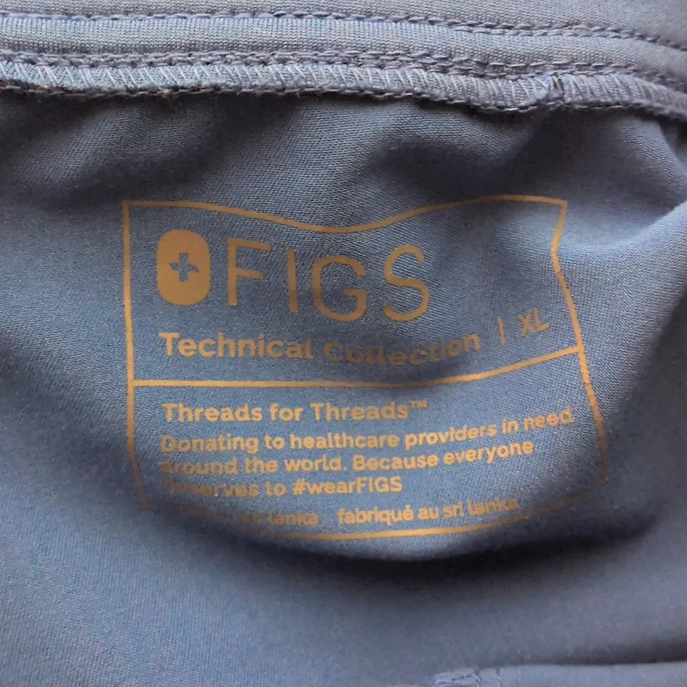 FIGS Zamora Jogger Scrub Pants, Women's Size XL, Royal Blue, EUC - Picture 6 of 7